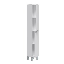 Badezimmer-Set >KONCEPT< in weiß glänzend - 50x80x40 (BxHxT)