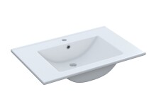Badezimmer-Set >KONCEPT< in weiß glänzend - 50x80x40 (BxHxT)