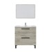 Badezimmer-Set >ATHENA< in Alaska-Eiche - 80x80x45 (BxHxT)