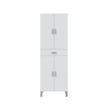 Badezimmer-Set >ATHENA< in weiß glänzend - 80x86x45 (BxHxT)