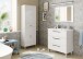 Badezimmer-Set >ATHENA< in weiß glänzend - 80x86x45 (BxHxT)