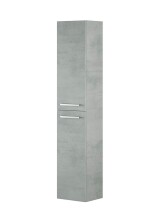 Badezimmer-Set >ARUBA< in Beton-Grau - 80x57x45 (BxHxT)