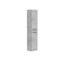 Badezimmer-Set >ARUBA< in Beton-Grau - 80x57x45 (BxHxT)