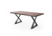 Baumkantentisch >Calabria< in Akazie walnuss / antik - 240x79,5x100 (BxHxT)