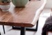 Baumkantentisch >Calabria< in Akazie natur / antik - 220x79,5x100 (BxHxT)