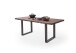 Baumkantentisch >Calabria< in Akazie walnuss / antik - 240x79,5x100 (BxHxT)