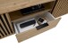 TV-Board >Chiara< in Artisan Eiche Dekor - 150x40x40cm (BxHxT)