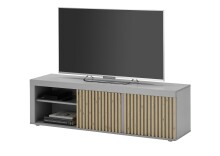 TV-Board >Jasper< in grau Dekor - 150x40x40cm (BxHxT)