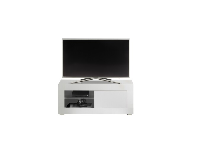 TV-Board >Oakland 100< in weiß Dekor - 99,1x39x35,4cm (BxHxT)