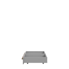 Bettschubkasten >SURFINIO< in Grau  - 50,9x15,9x53cm (BxHxT)
