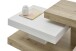 Couchtisch >Rachel< in Artisan Eiche Dekor - 108x41,5x60cm (BxHxT)