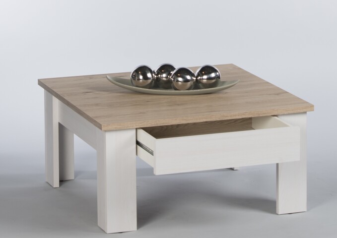 Couchtisch >Romance Mini< in San Remo hell, Melamin - 78x40x78cm (BxHxT)