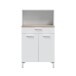 Mehrzweckschrank >KIRA< in Artik-Weiß/Kanada-Eiche - 72x126x40 (BxHxT)