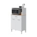 Mehrzweckschrank >KIRA< in Artik-Weiß/Kanada-Eiche - 72x126x40 (BxHxT)