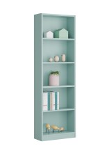 Bücherregal >i-JOY< in Aqua-Grün - 52x180x25 (BxHxT)