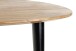 Couchtisch >52941< in akazie, schwarz, Massivholz, Metall - 55x46x55 (BxHxT)