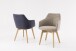 Polsterstuhl >JACKSON< Drehfunktion 180°, in cappuccino, Capulet - 57x84x57cm (BxHxT)
