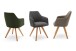 Polsterstuhl >REDDING< in oliv, Arizona & Mercury Stoffmix - 57x85x62cm (BxHxT)