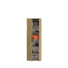 Hochschrank >Projekt X< in Artisan Eiche - 61x193x34cm (BxHxT)