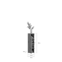 Kommode >Projekt X< in Artisan Eiche - 30x99x34cm (BxHxT)