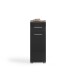 Hochschrank >Linus< in Schwarz Hochglanz - 30x80x31cm (BxHxT)