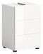 Waschbeckenunterschrank >Vira< in Weiß Hochglanz - 38x56x34cm (BxHxT)