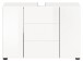 Waschbeckenunterschrank >Vira< in Weiß Hochglanz - 82x56x34cm (BxHxT)