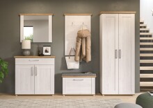 Schuhschrank >Verona< in Sibiu Lärche - 95x92x39 (BxHxT)