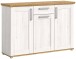 Kommode >Verona< in Sibiu Lärche, Spannplatte/Spannplatte - 137x92x39cm (BxHxT)