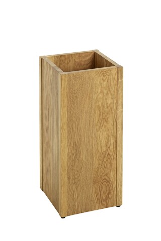 Schirmständer >54349< in eiche, Massivholz - 20x45x20cm (BxHxT)