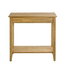 Konsole >54354< in eiche, Massivholz - 75x75x35cm (BxHxT)