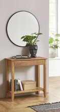 Konsole >54354< in eiche, Massivholz - 75x75x35cm (BxHxT)