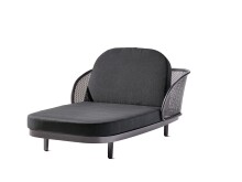 Daybed >Samoa< in grau, Olefin,Polypropylen -...
