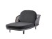Daybed >Samoa< in grau, Olefin,Polypropylen - 210x71x117cm (BxHxT)