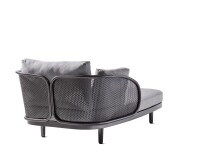 Daybed >Samoa< in hellgrau, Olefin,Polypropylen -...