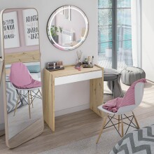 Jugendzimmer-Set >NOA< in Nodi-Eiche/Artik-Weiß - 196x77x92 (BxHxT)