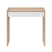 Jugendzimmer-Set >NOA< in Nodi-Eiche/Artik-Weiß - 196x77x92 (BxHxT)
