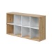 Jugendzimmer-Set >NOA< in Nodi-Eiche/Artik-Weiß - 196x77x92 (BxHxT)