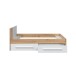 Jugendzimmer-Set >NOA< in Nodi-Eiche/Artik-Weiß - 196x77x92 (BxHxT)
