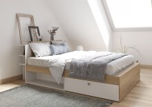Stauraumbett >LIFE< in Kronberg Eiche -...