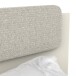 Bettanlage >CAMILLIA< (2-teilig) in Grau - 203x89x127,9cm (BxHxT)