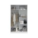 Schwebetürenschrank >TOP< in Artik-Weiß/Velho-Weiß - 120x200x50 (BxHxT)