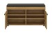 Schuhbank >CORTINA< in Grandson Eiche Dekor - 92,8x47x38 (BxHxT)