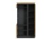 Glasvitrine >CORTE< in Coast Evoke Eiche Dekor - 103,6x200,5x40cm (BxHxT)