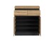 Schuhkommode >CORTE< in Coast Evoke Eiche Dekor - 100,6x116x45cm (BxHxT)