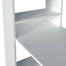 Jugendzimmer-Set >ELLIOT< in Artik-Weiß/Velho-Weiß - 199x65x96 (BxHxT)