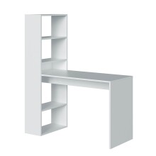 Jugendzimmer-Set >ELLIOT< in Artik-Weiß/Velho-Weiß - 199x65x96 (BxHxT)