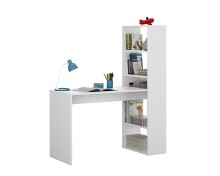 Jugendzimmer-Set >ELLIOT< in Artik-Weiß/Velho-Weiß - 199x65x96 (BxHxT)