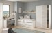 Jugendzimmer-Set >ELLIOT< in Artik-Weiß/Velho-Weiß - 199x65x96 (BxHxT)
