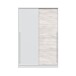 Jugendzimmer-Set >ELLIOT< in Artik-Weiß/Velho-Weiß - 199x65x96 (BxHxT)